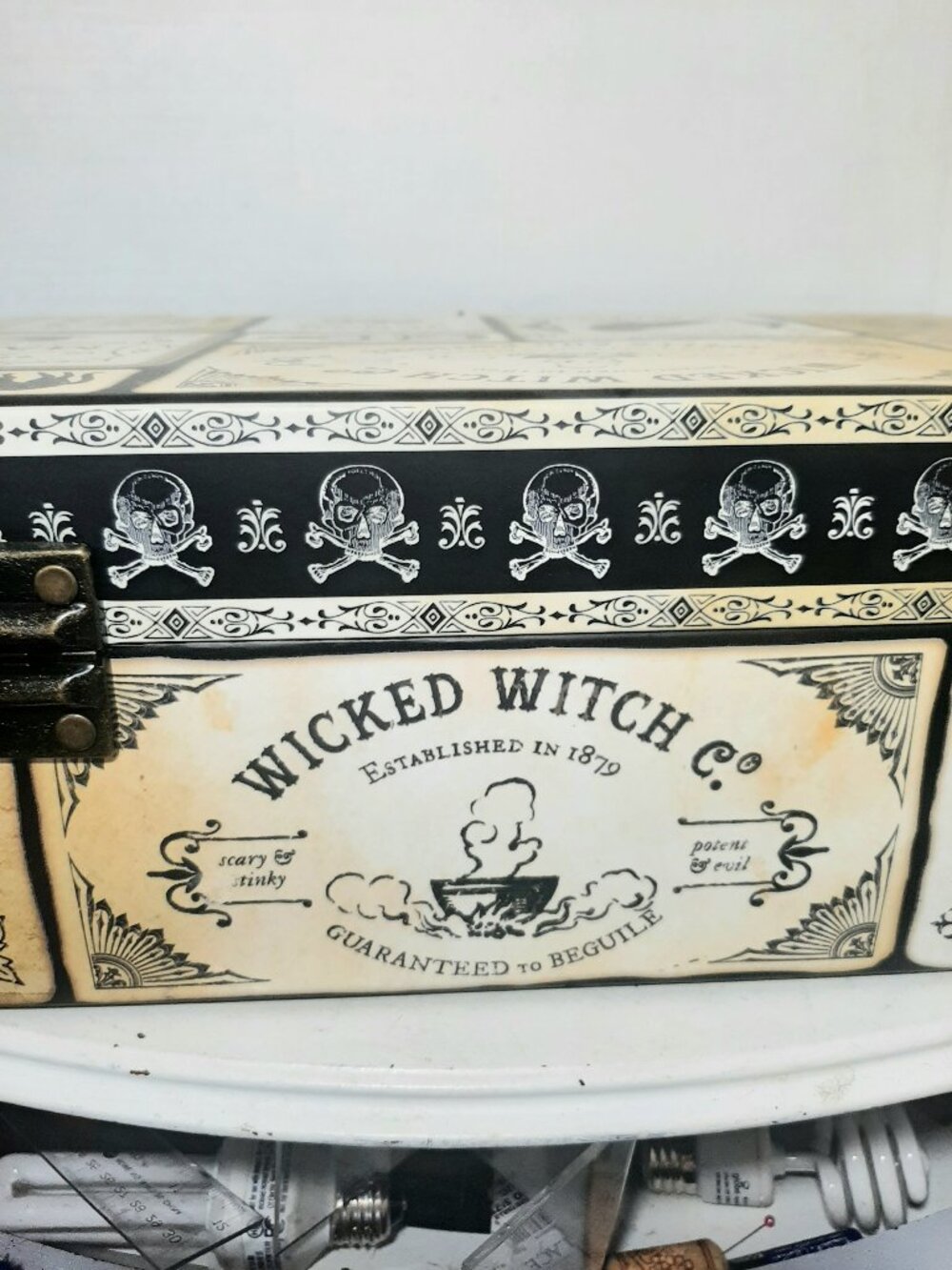 Edgar Allan Poe "The Raven"  Inspired Decorative Suitcase Storage Box